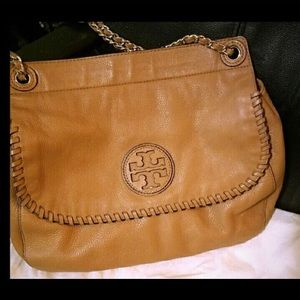 Gorgeous Tory Burch Cognac Handbag
